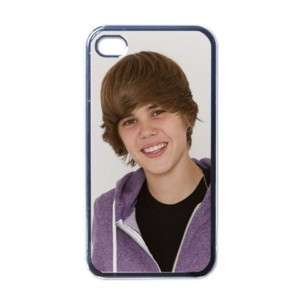 Apple iPhone 4 Case Cover Justin Bieber Purple Hoodie  