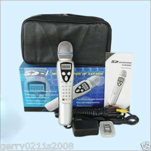 Portable SD Karaoke System Player Magic Microphone Sing  
