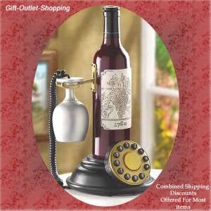 NOVELTY Connoisseur Wine Bottle Phone REAL Telephone  