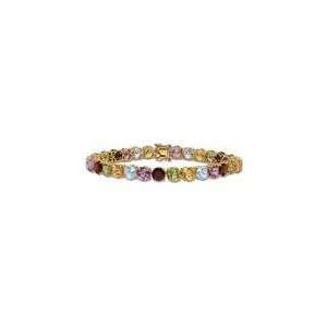  Rainbow Gemstone Bracelet Jewelry