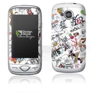   Skins for Samsung S5560   Aiko   Scarabocchi Design Folie Electronics