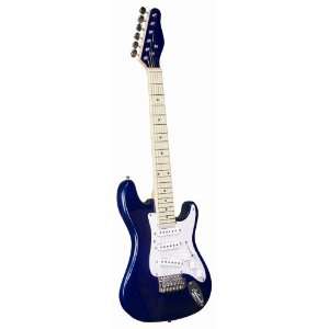   One SEG 248 34 Inch Mini Electric Guitar (Blue) Musical Instruments
