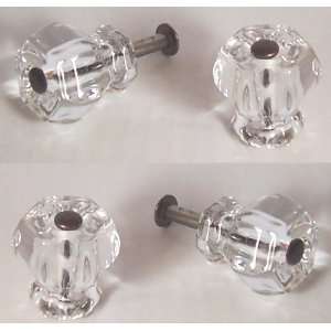   Glass Cabinet Knobs NOW with FLUSH FIT CONNECTORS, a 3rd Generation