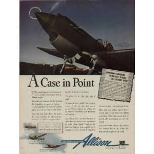   the Australian Air Force.  1942 Allison Division of GM Ad, A1734
