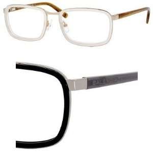  Eyeglasses Balenciaga 0110 08O7 Black Ruthenium Gray 