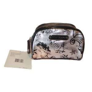 Betsey Johnson Cosmetic Case Betseys Parlor Silver