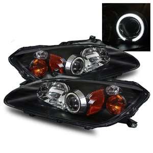  04 09 Honda S2000 Black CCFL Halo Projector Headlights 