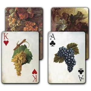 Botanical Grapes   Double Deck Playing Cards  Sports 
