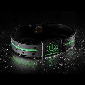 Power Core Wrist Bands Black & Green Small  Sports 