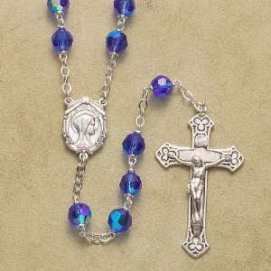  Sterling Silver Rosary Rosaries Catholic Genuine Czech Tin 