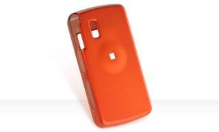 Hard Case Skin Protector RUBBER ORANGE for LG CU920 VU  