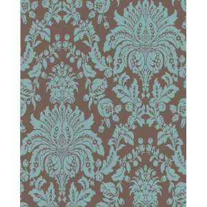  Graham and Brown 17156 Elizabeth Wallpaper, Turquoise 