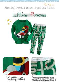 NWT Baby & Toddlers Cute Sleepwear Set Little Racer  