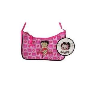  Betty Boop Hearts & Kisses Hobo Handbag Purse   Pink Toys 
