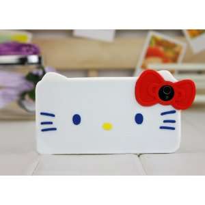 Hello Kitty Soft Protective Case for Apple Iphone 4 and 4s(white Case 