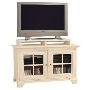 Isabel 50 Inch Wide Quarter Pane Door Television Console with Shelf by 