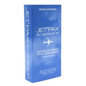  Jetpax 3 Day Jet Lag Relief Kit, AM and PM Formulas, 1.72 