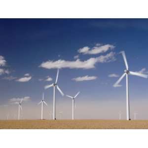 Wind Turbines for Generating Electricity, Two Buttes, Colorado, Usa 