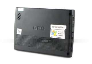 GPS Navigation Window CE 6.0 TOUCH New MAP 4GB MP4  