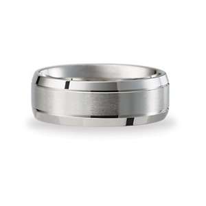  ARTCARVED NEW HORIZON Mens Palladium Wedding Band 