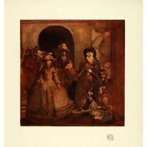  1910 Print Artist James Pryde Demi Mondaine Women Children 