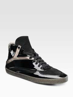 Yves Saint Laurent   Shine High Top Sneakers    