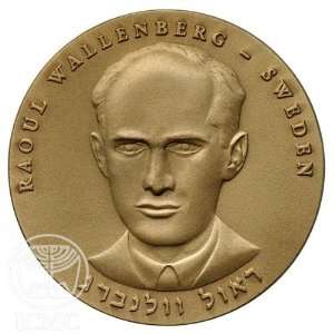  State of Israel Coins Raoul Wallenberg   Bronze Medal 