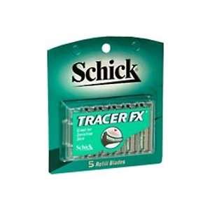  Schick Tracer FX Refill Blades   5 Ea 