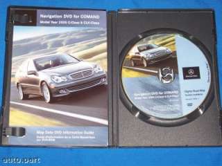 05 Mercedes CLK 320 430 CLK55 & C Class Navigation DVD  