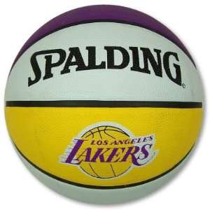   ANGELES LAKERS OFFICIAL LOGO SPALDING BASKETBALL