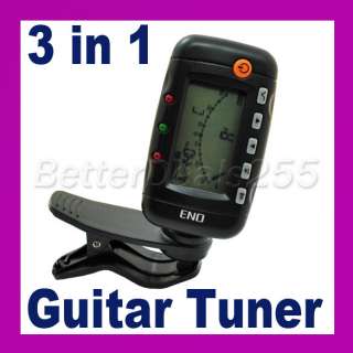 in 1 LCD Violin Metronome Tone Generator Guitar Tuner  