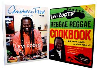 Levi Roots Reggae Reggae + Carribean Food Cookbook Set  