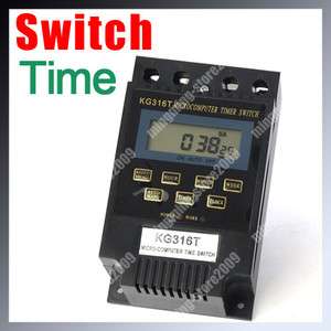 LCD Micro Computer Time Switch Timer Controller 220V  