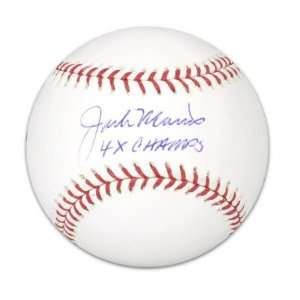 Jack Morris Autographed Baseball  Details 4 x Champs 
