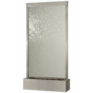   Steel & Clear Glass Indoor/Outdoor Fountain