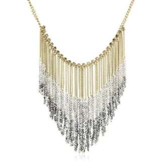 Kenneth Cole New York Modern Rose Gold and Silver Bead Fringe 