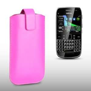  NOKIA E6 PINK PU LEATHER CASE, BY CELLAPOD CASES 