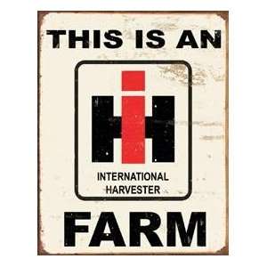 International Harvester Farmall Farm Tractor tin sign #1279