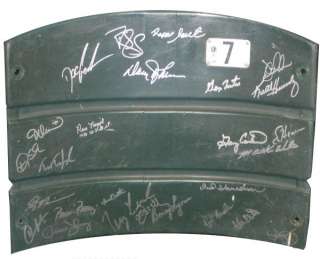 1986 Mets Team Signed Shea Stadium Seat Back MLB Auto  