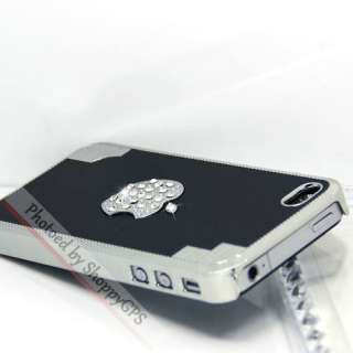   Glitter Crystal Diamond Aluminum Case Cover For Apple iPhone 4G  