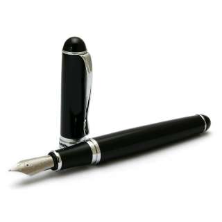 JINHAO X750 Gloss Black Broad Nib Fountain Pen new  