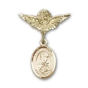   Angel w/Wings Badge Pin St. Sarah is the Patron Saint of Infertility