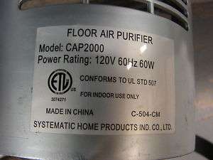 CAP2000 Air Cleaner Part  Negative ION Generator 115VAC  