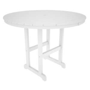   in. Counter Height Recycled Plastic Table   RRT248WH