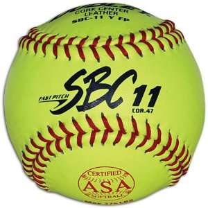    Dudley SBC11YFP ASA Yellow Leather Softball
