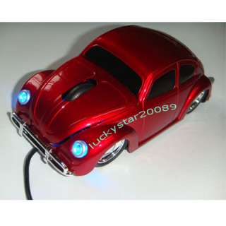 New USB 3D Beetle Car Optical Mouse Mice for PC/Laptop Bug Gift 