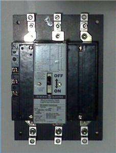 GENERAL ELECTRIC GE LIGHTING CONTACTOR MECHANICALLY HELD 60 AMP 3 POLE 