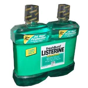 Listerine Antiseptic Mouthwash Fresh Burst Flavor 1.5 Liter Bottle 