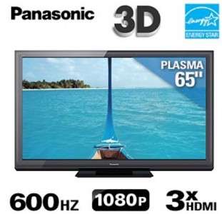 Panasonic TC 65PST34 65 Class 3D 1080p Plasma HDTV NEW 885170042520 