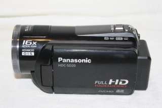 Panasonic HDC SD20 SDHC / SD Card Full HD AVCHD Camcorder 